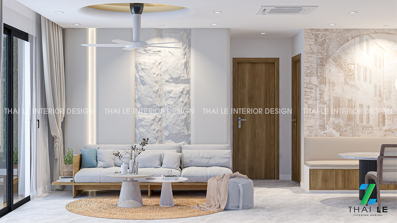 Thiết kế nội thất căn hộ The Antonia Q7 - 106m2